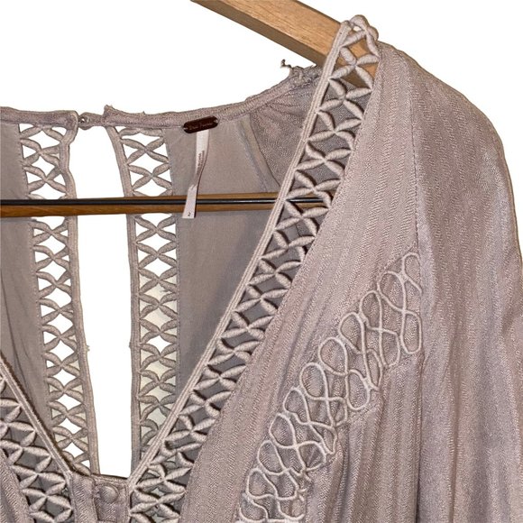 Free People Crochet Festival Bohemian Mini Dress - Women's 2 - Picture 5 of 16